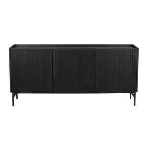 Sideboard Halifax, Svartlackad Ek