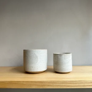 Rak kopp, mellan, vit