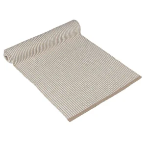 Jamie löpare från Fondaco, beige/vit, 35x120 cm