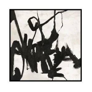 Akrylmålning Playblack 1, Svart ram