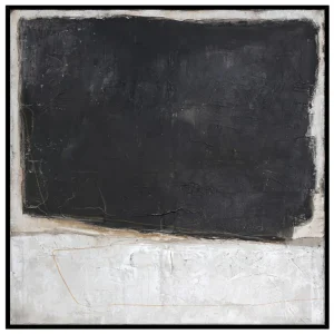 Akrylmålning Blackout, svart ram