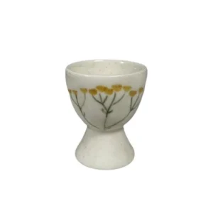 Äggkopp från Miljögården, med blommor