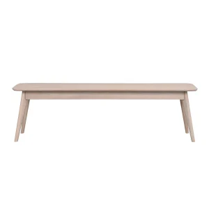 Sittbänk Yumi, vitpigmenterad ek